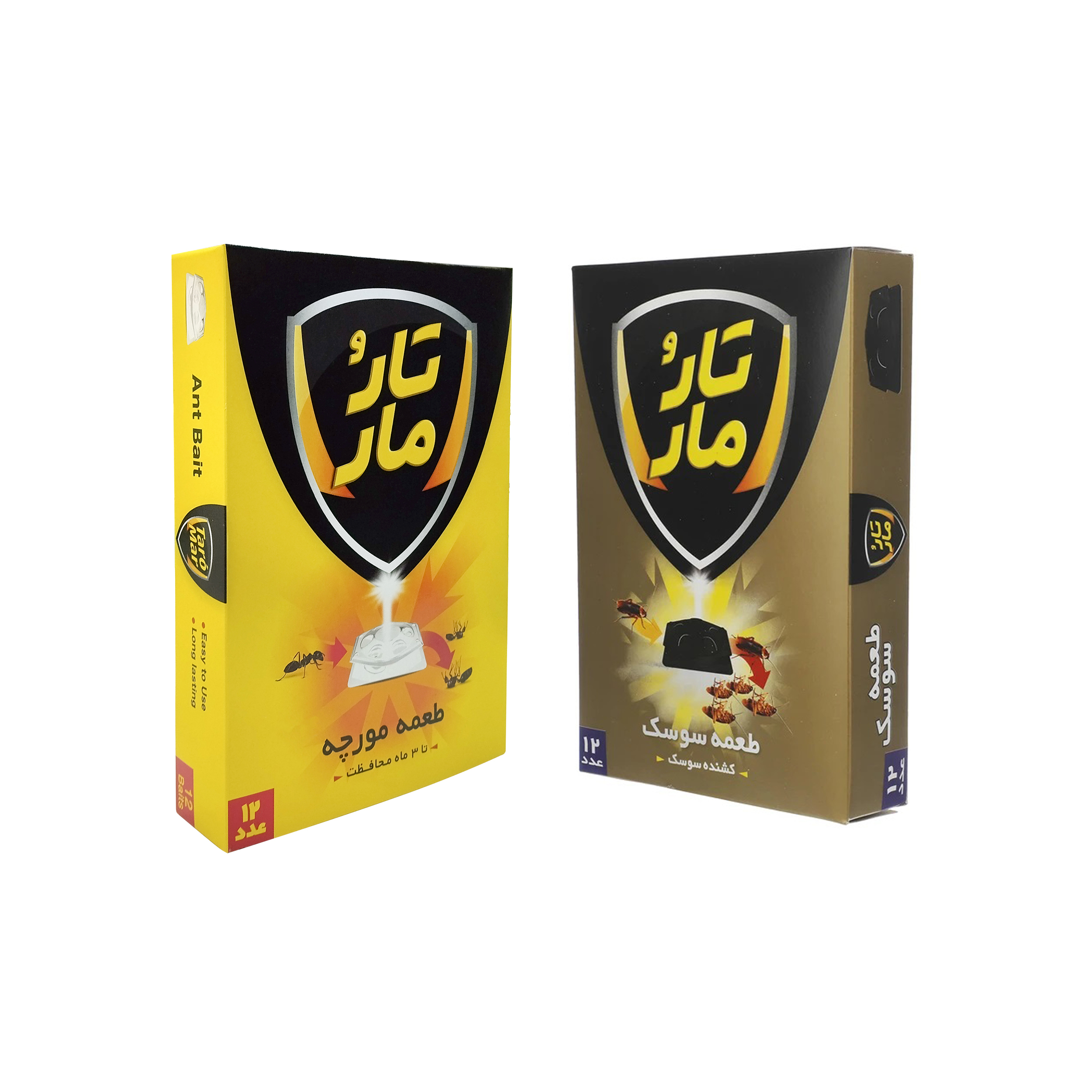 طعمه سوسک کش و مورچه کش تارومار مدل T24 مجموعه 2 عددی