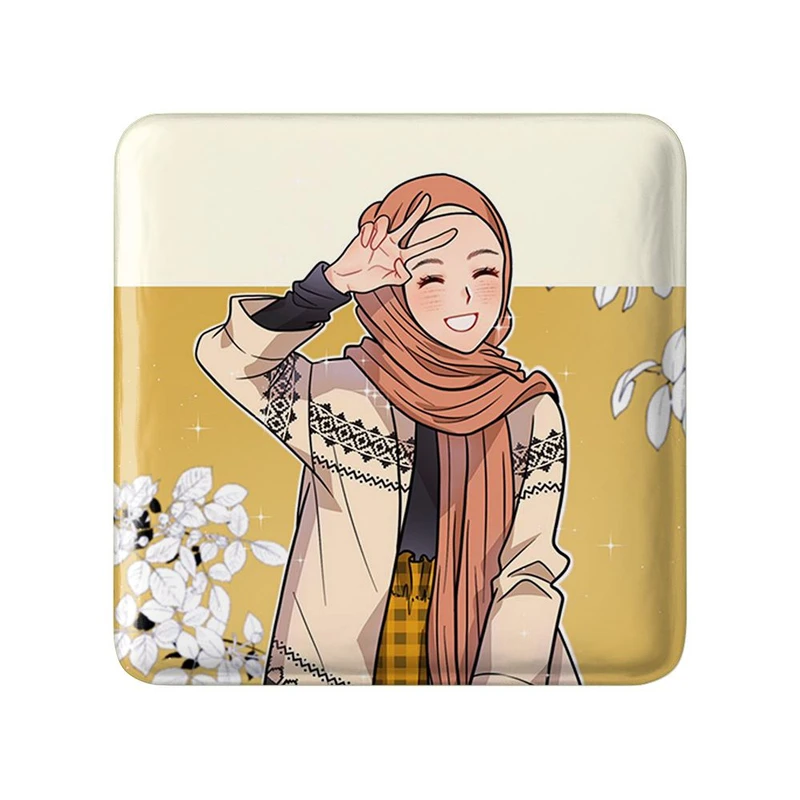 مگنت خندالو مدل دخترانه باحجاب کد 25998