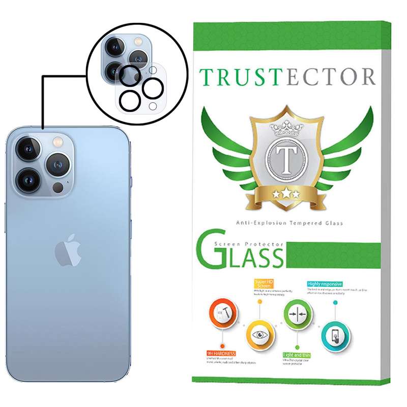 محافظ لنز دوربین تراستکتور مدل FLTA-Glass مناسب برای گوشی موبایل اپل iPhone 13 Pro