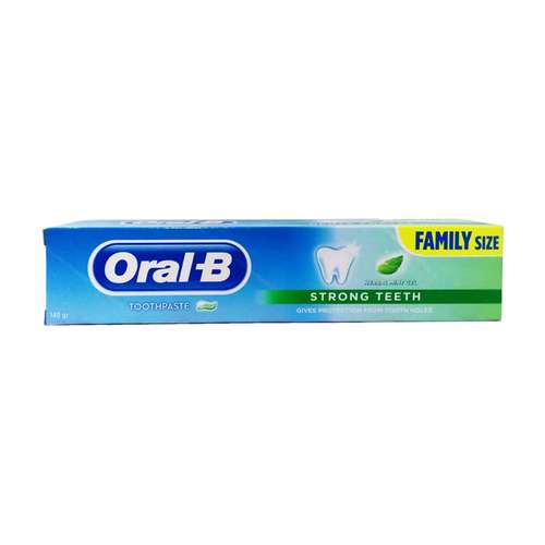 خمیردندان اورال-بی مدل STRONG TEETH MINT وزن 140 گرم