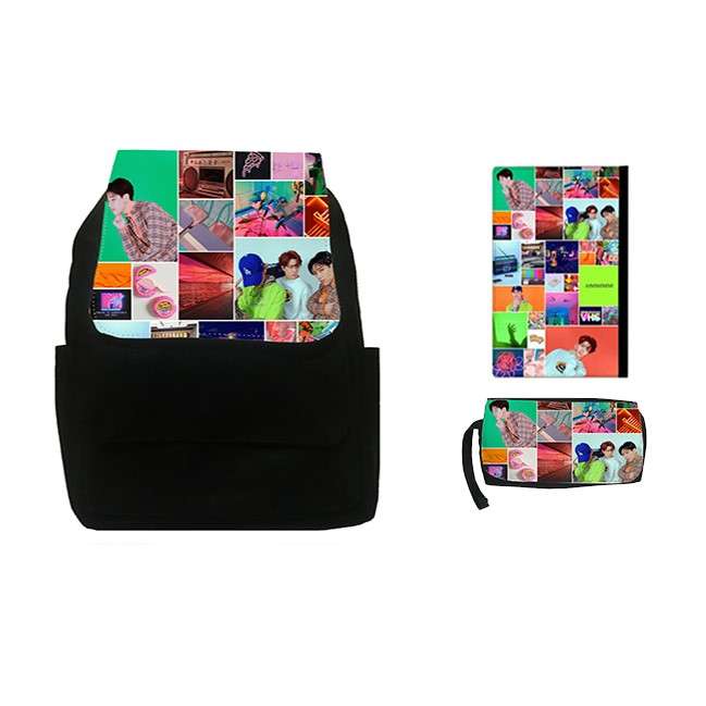کوله پشتی طرح گروه گات سون کد SG1 به همراه کلاسور و جامدادی