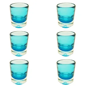 استکان شیشه ای مدل ته سنگین بسته 6 عددی