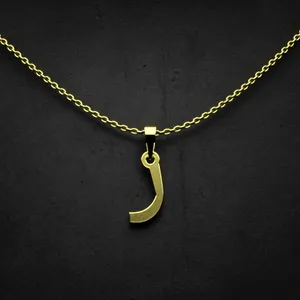 گردنبند طلا 18 عیار زنانه مدوپد مدل حرف ر کد I2-1-1472