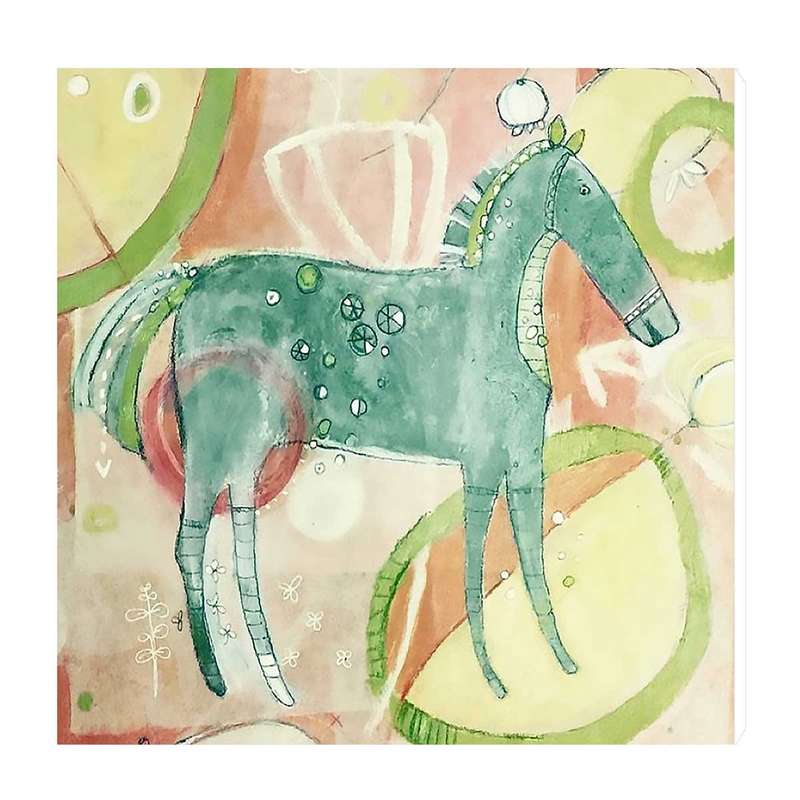 تابلو کودک و نوزاد طرح اسب وحشی کد wkt42