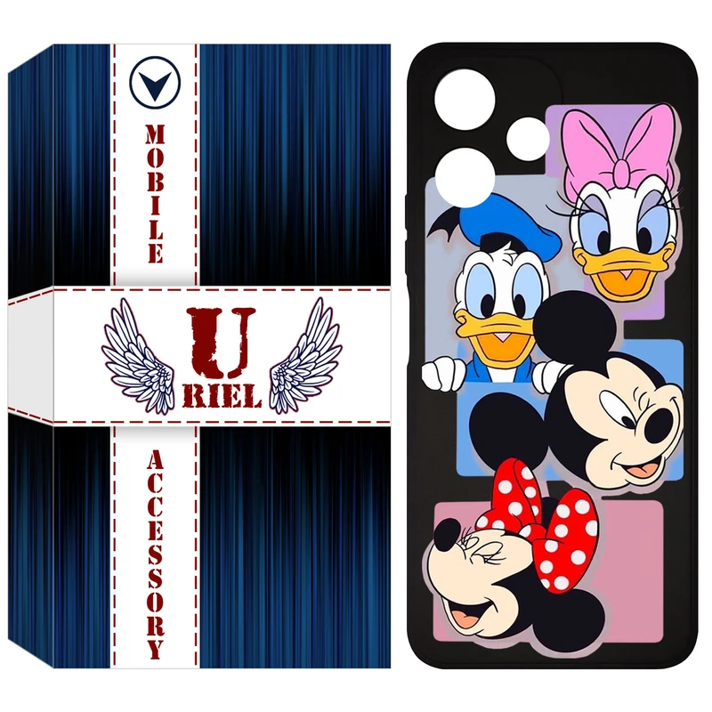 کاور یوریل مدل KSH کد 5 طرح عروسکی مناسب برای گوشی موبایل شیائومی Redmi 12 5G / Redmi Note 12R