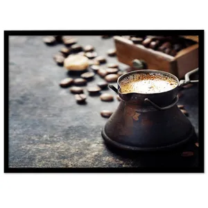 تابلو نوری بکلیت طرح قهوه و قهوه جوش مدل B-S290