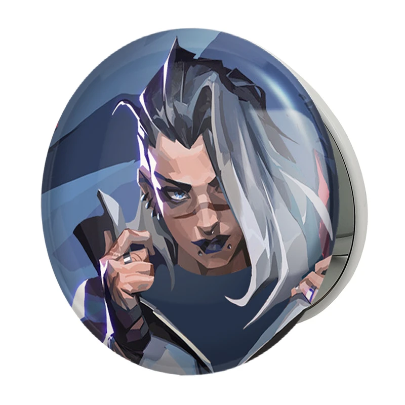 آینه جیبی خندالو طرح بازی ولورانت (Valorant) مدل تاشو کد 33116