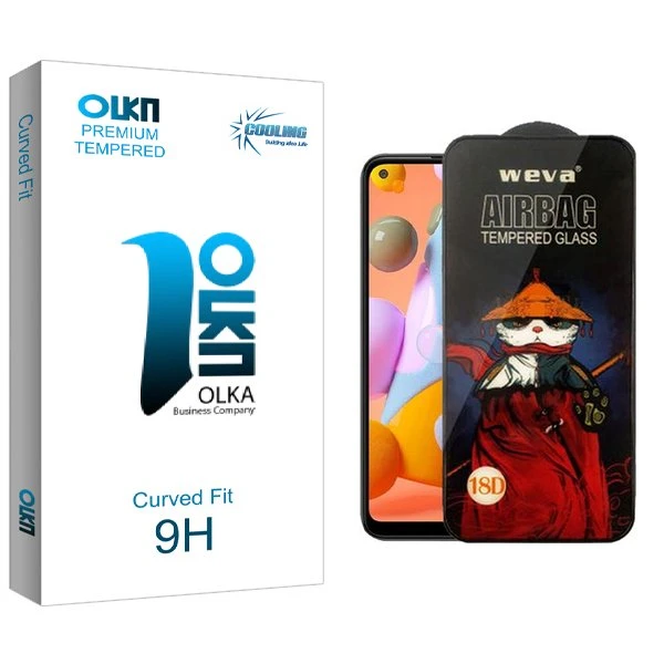 محافظ صفحه نمایش کولینگ مدل Olka Airbag مناسب برای گوشی موبایل سامسونگ Galaxy A11