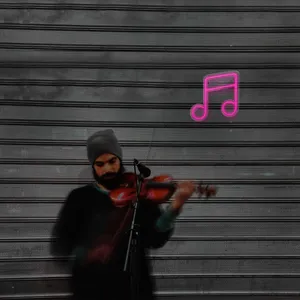 چراغ دیواری نئون دیزاین طرح Chang_PN