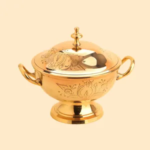 شکلات خوری برنجی مدل چنای 3341