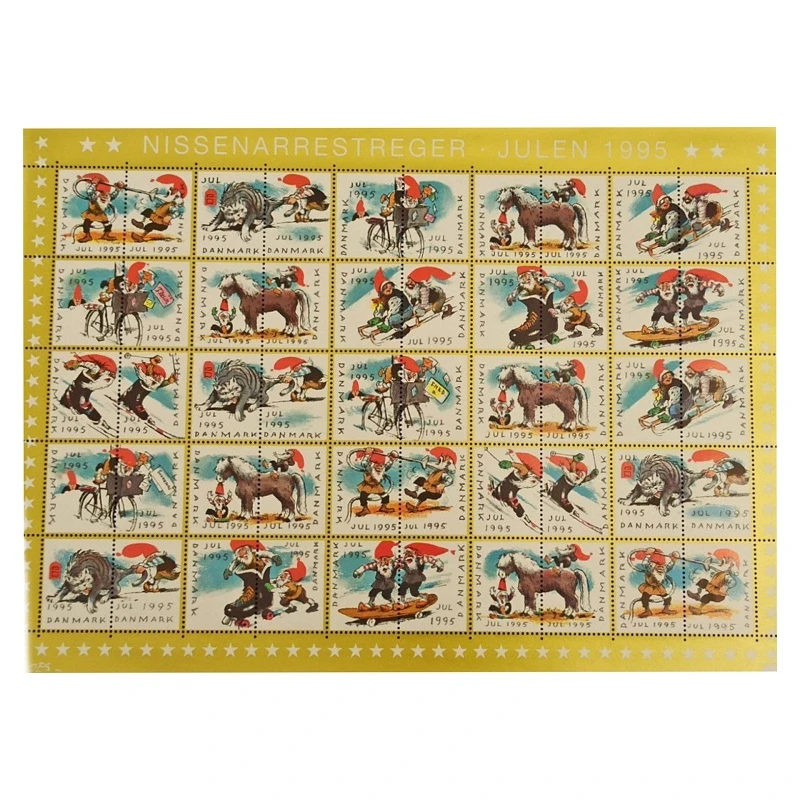 تمبر یادگاری مدل جشن دانمارک 1995 مجموعه 50 عددی