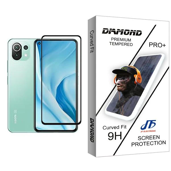 محافظ صفحه نمایش جی اف مدل Diamond Glass MIX001 مناسب برای گوشی موبایل شیائومی Mi 11 Lite 5G