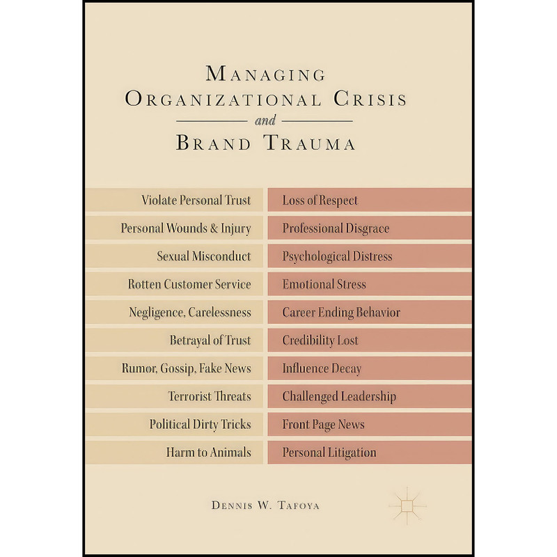 کتاب Managing Organizational Crisis and Brand Trauma اثر Dennis W. Tafoya انتشارات بله