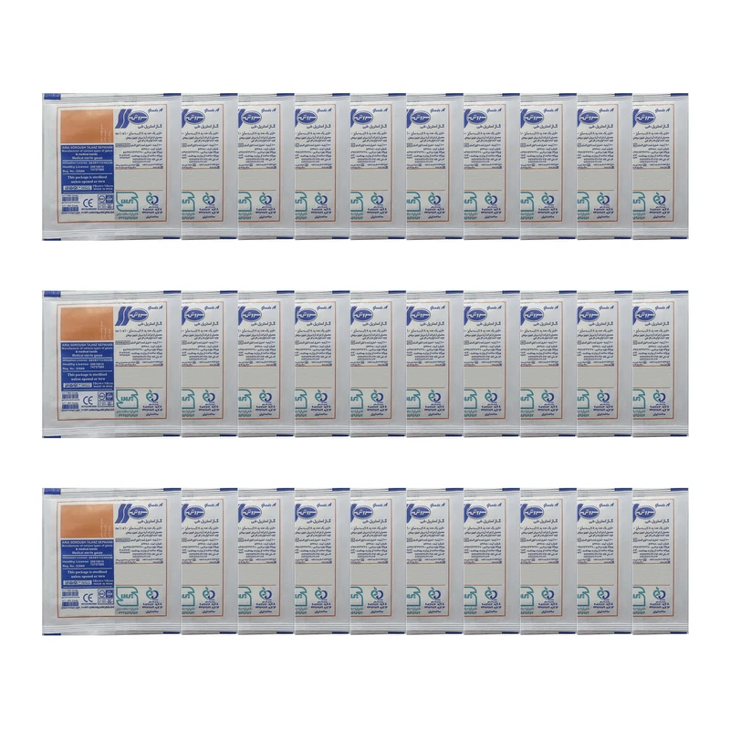 گاز استریل طبی سروش مدل 001 مجموعه 30 عددی