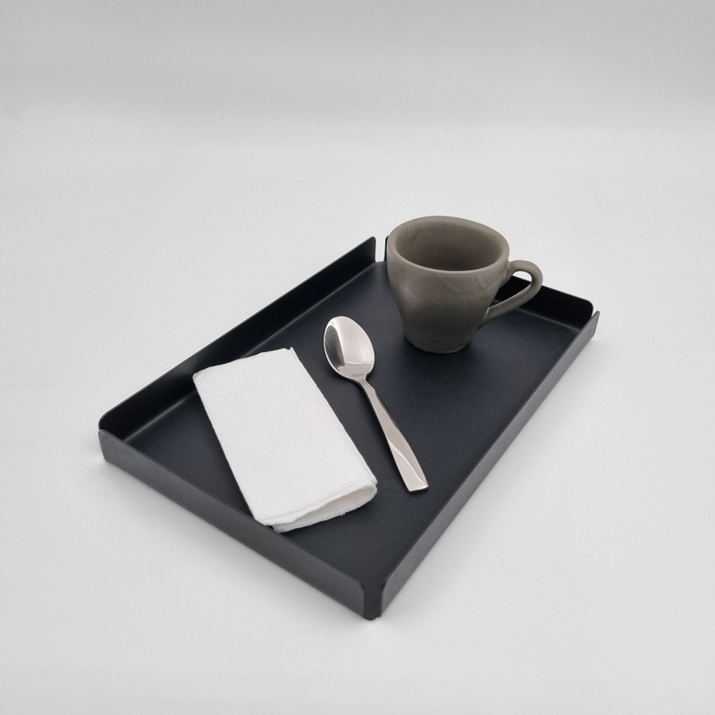 سینی مدل فلزی سرو قهوه کد zb2