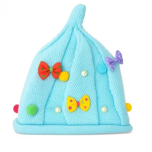 کلاه بافتنی دخترانه مدل پاستلیا