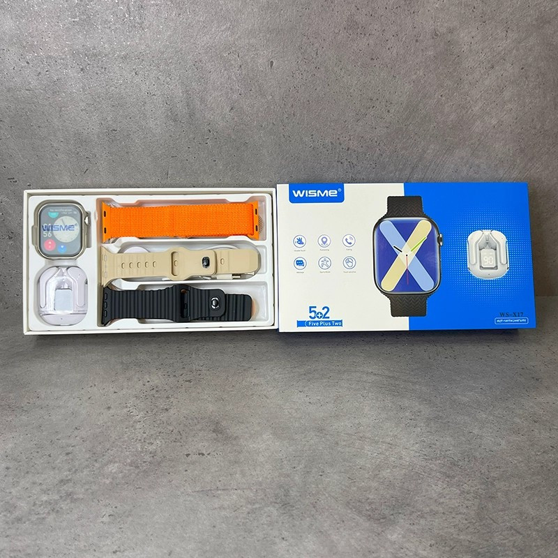 ساعت هوشمند 2.05 اینچی ویسمی مدل WS-X17 با بند سیلیکونی