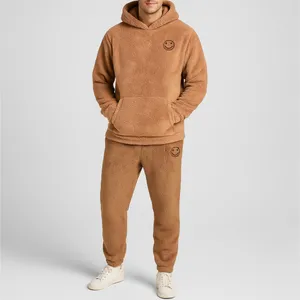 ست هودی و شلوار مردانه مدل تدی طرح G BAG