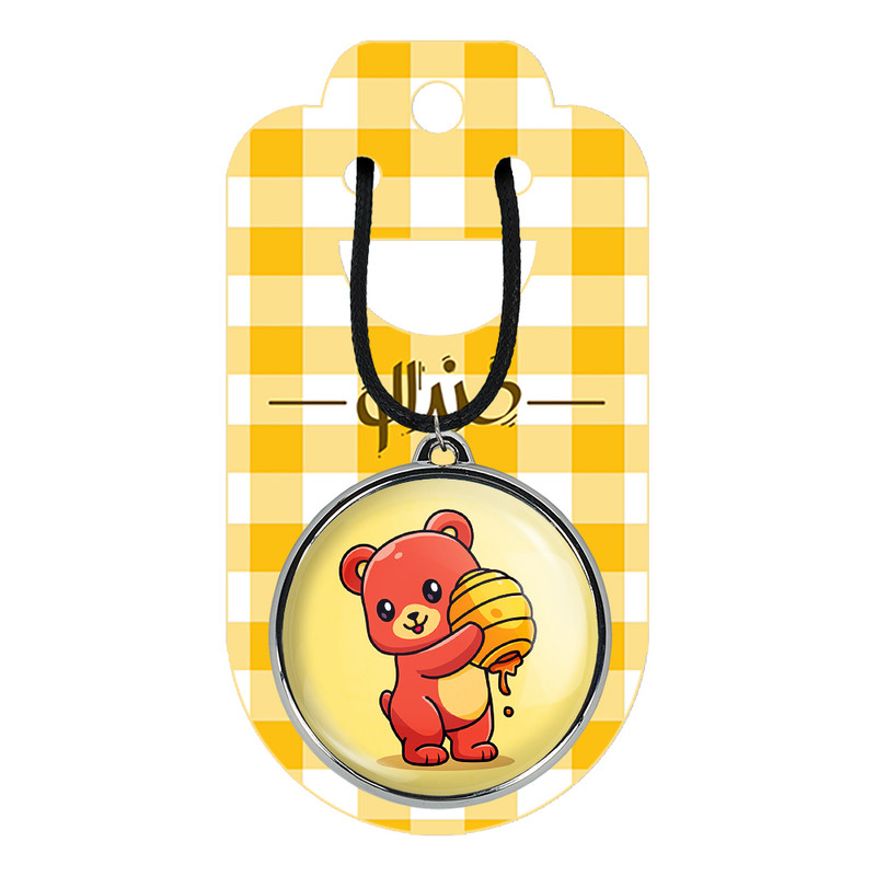 گردنبند خندالو مدل خرس Bear کد 2620126206