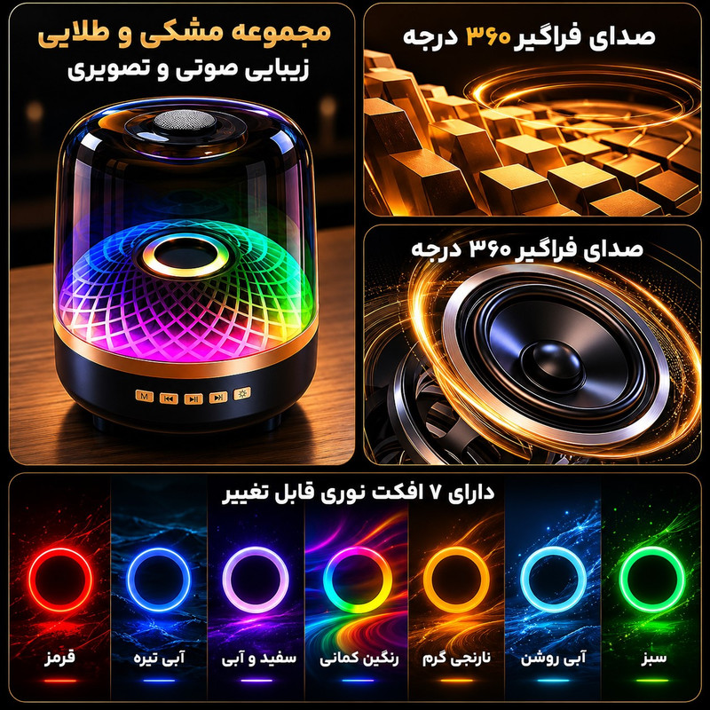 اسپیکر بلوتوثی قابل حمل لونکس مدل 1100