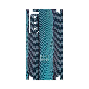 MAHOOT Turquoise feathers-FullSkin Cover Sticker for Samsung Galaxy S21 FE 5G
