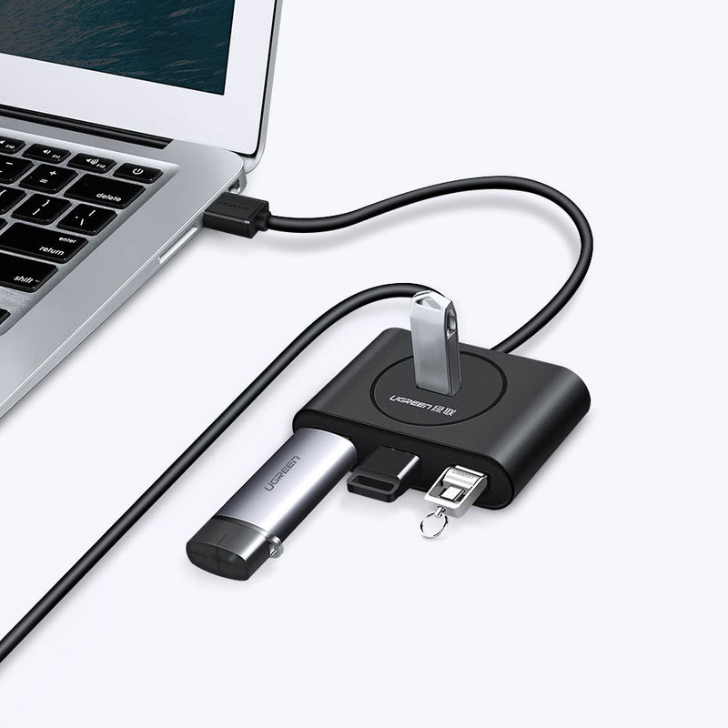 هاب USB 3.0 چهار پورت یوگرین مدل CR113 طول 0.5 متر