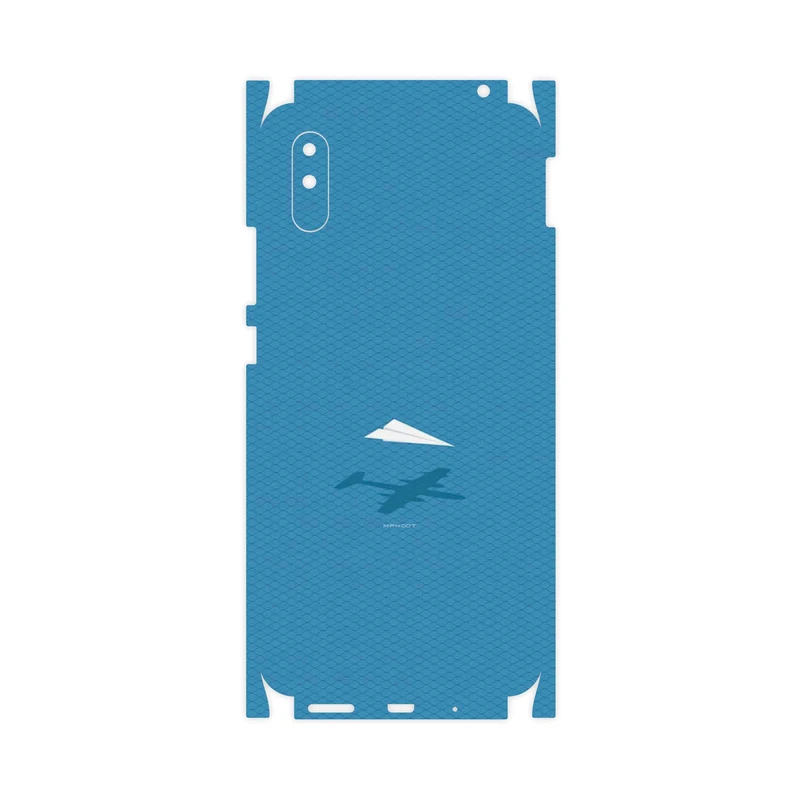 برچسب پوششی ماهوت مدل Minimal Paper Airplane-FullSkin مناسب برای گوشی موبایل شیائومی Redmi 9i Sport
