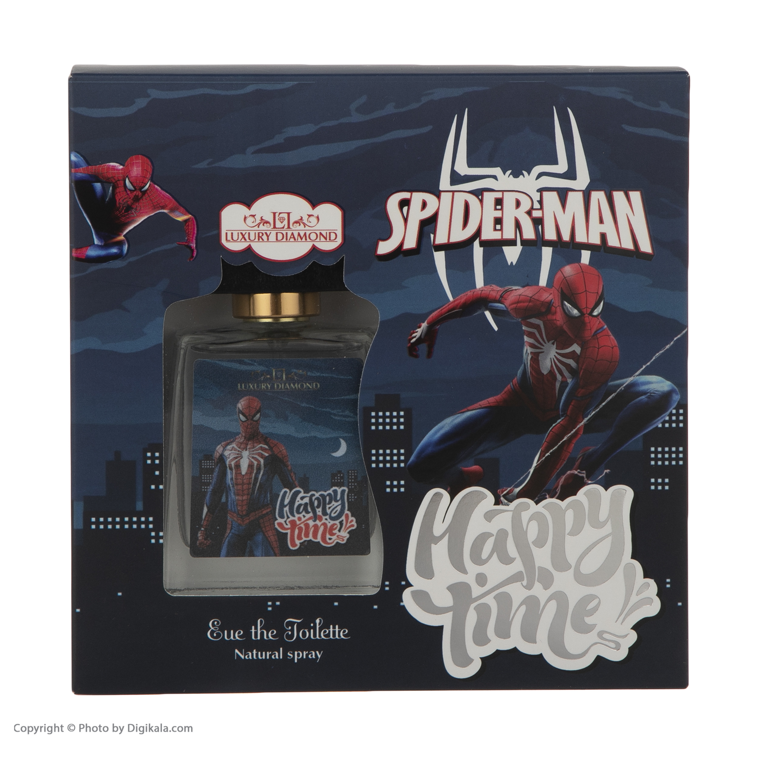 ادو تویلت
 کودک لاکچری دیاموند مدل Spider Man حجم 50 میلی لیتر