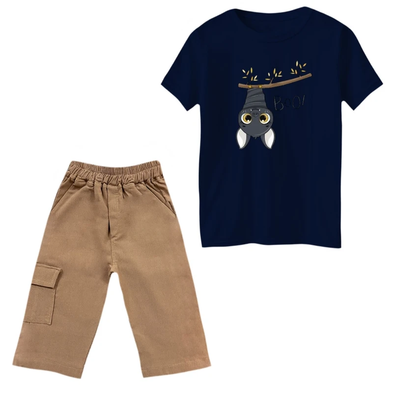 ست تی‌شرت و شلوارک پسرانه مدل بتمن