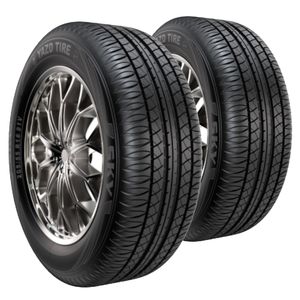 لاستیک خودرو تیوبلس یزد تایر مدل اسکای سایز 16 اینچ پهنا 205 میلیمتر فاق 55 درصد مناسب چهارفصل تولید 1404، بسته 2 حلقه، مصرف سوخت و چسبندگی در شرایط خیس درجه D