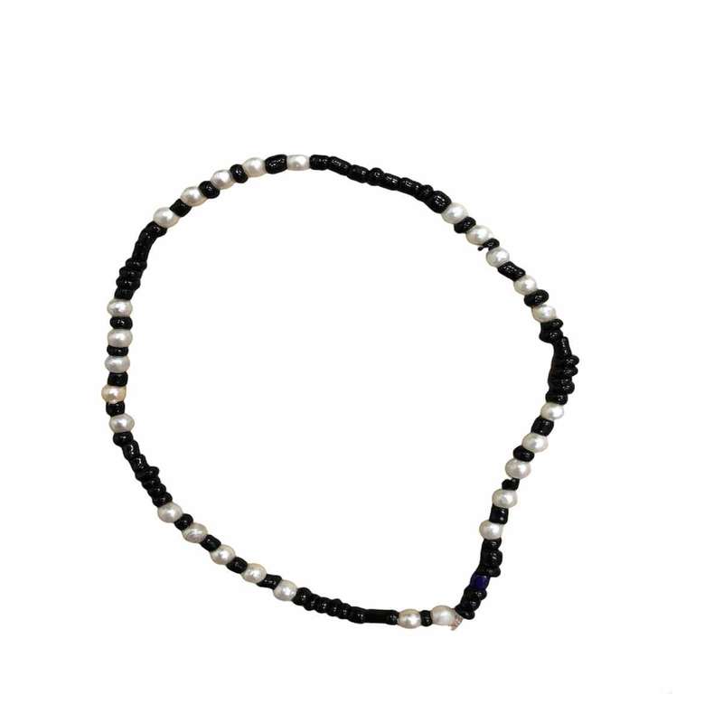 دستبند دخترانه مدل منجوق ملیله ای  کد 65636