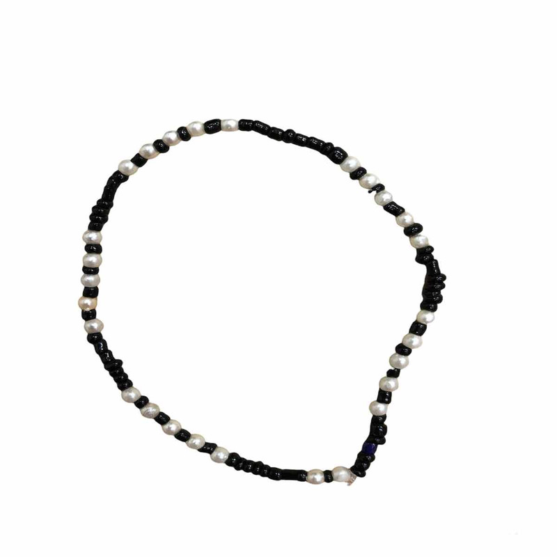 دستبند دخترانه مدل منجوق ملیله ای  کد 65636