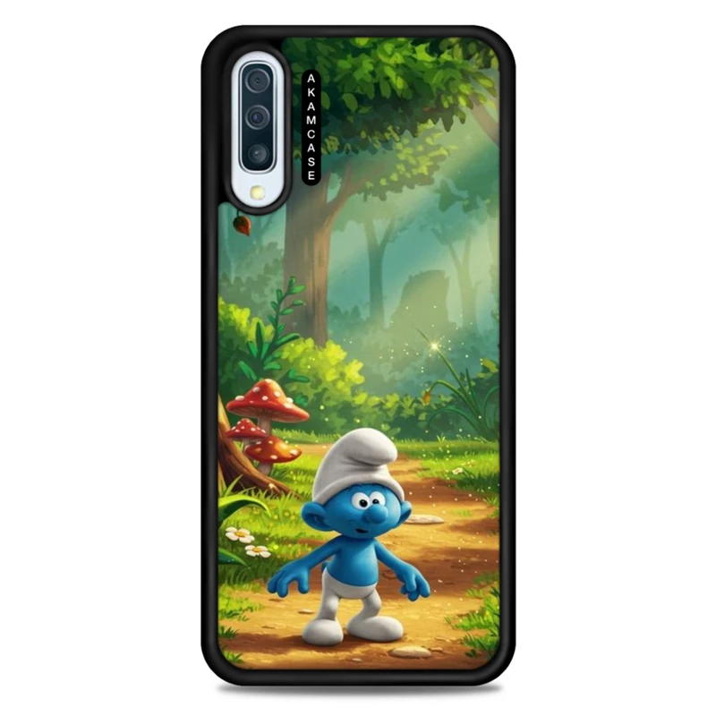 کاور آکام مدل AMC-WSGA50-SMURFS-7 مناسب برای گوشی موبایل سامسونگ Galaxy A50