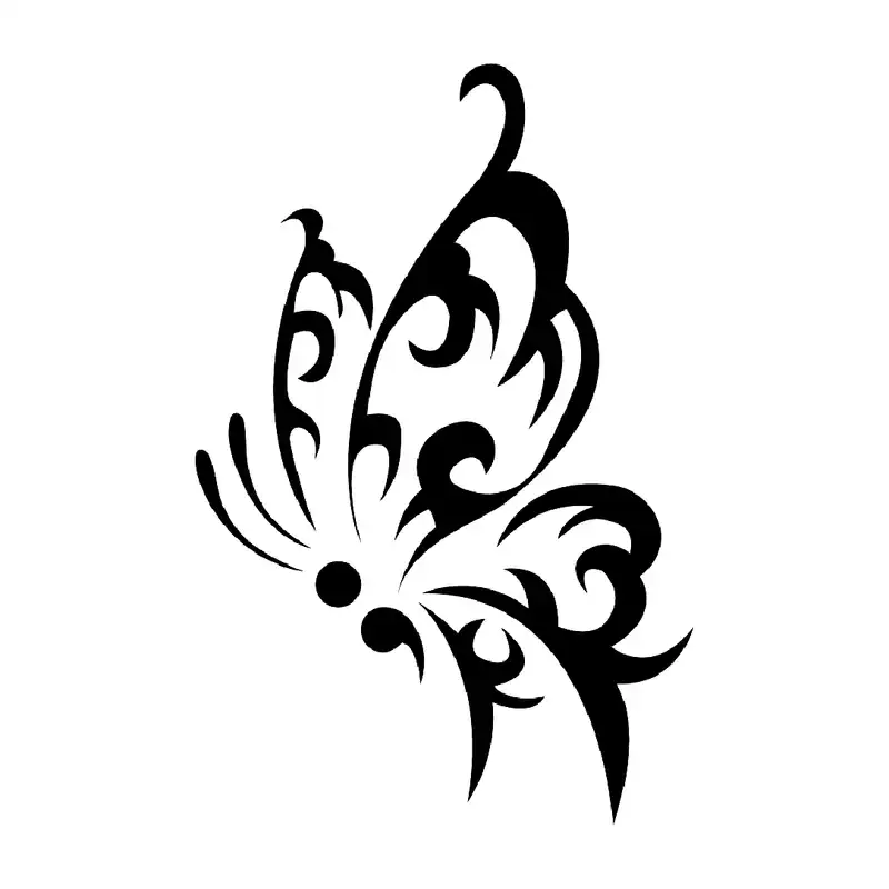 شابلون باتیس آرت طرح پروانه کد 50-315