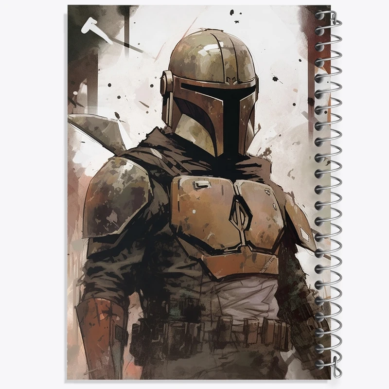 دفتر شطرنجی 50 برگ خندالو مدل جنگ ستارگان (Star Wars) کد F501