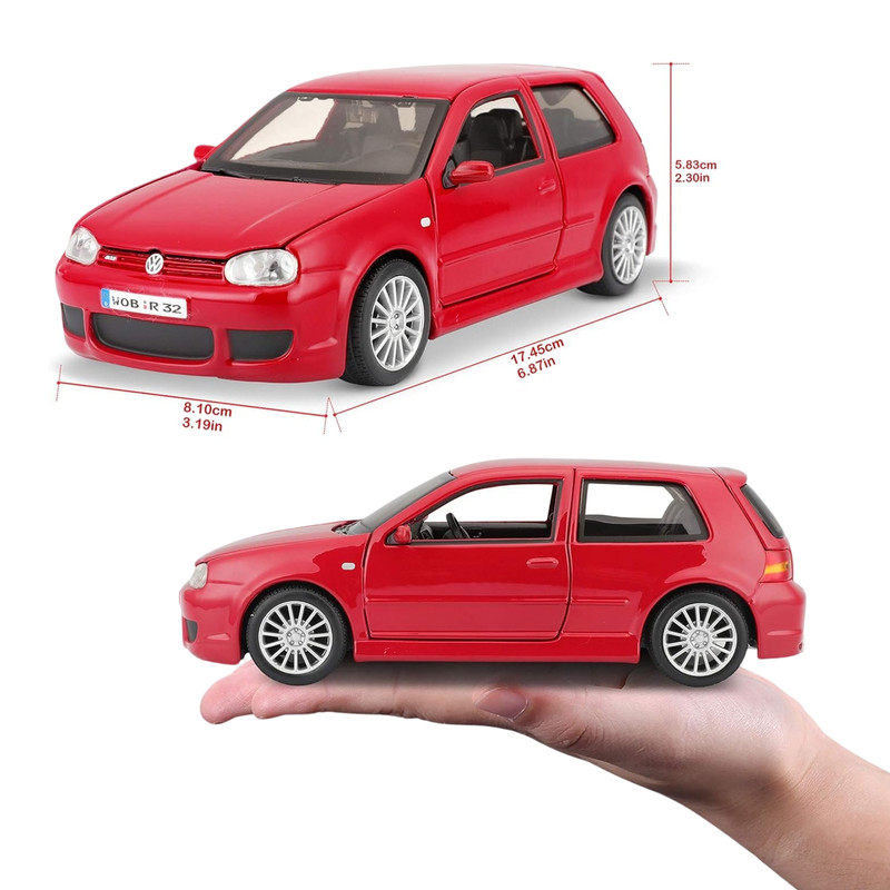 ماشین بازی مایستو مدل Volkswagen Golf R32