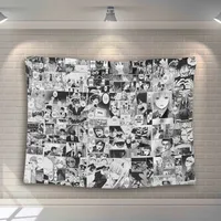 پوستر پارچه ای مدل بک دراپ مانگایی انیمه حمله به غولها جوجوتسو کایسن کد 001