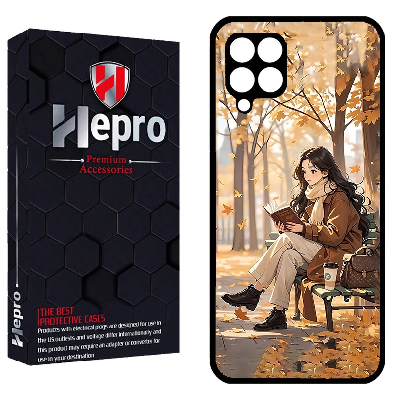 کاور هپرو طرح دختر کتابخوان  کد TPU-662 مناسب برای گوشی موبایل سامسونگ Galaxy A12