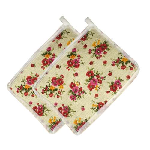 دستگیره آشپزخانه طرح گل کد FA58 بسته 2 عددی