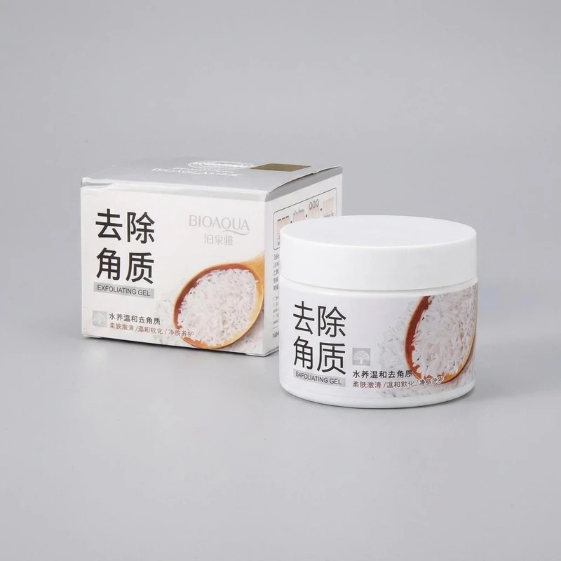 اسکراب لایه بردار پوست بایواکوا مدل  Brightening Exfoliating Rice Gel حجم 140 میلی لیتر