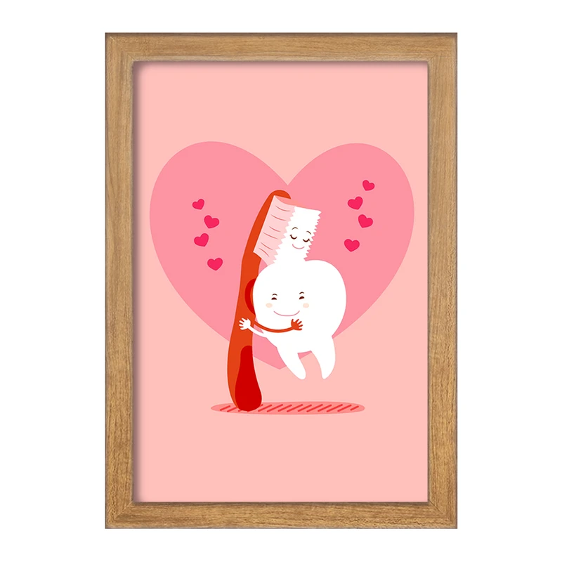 تابلو خندالو مدل دندان و دندانپزشکی کودکانه کد 27769