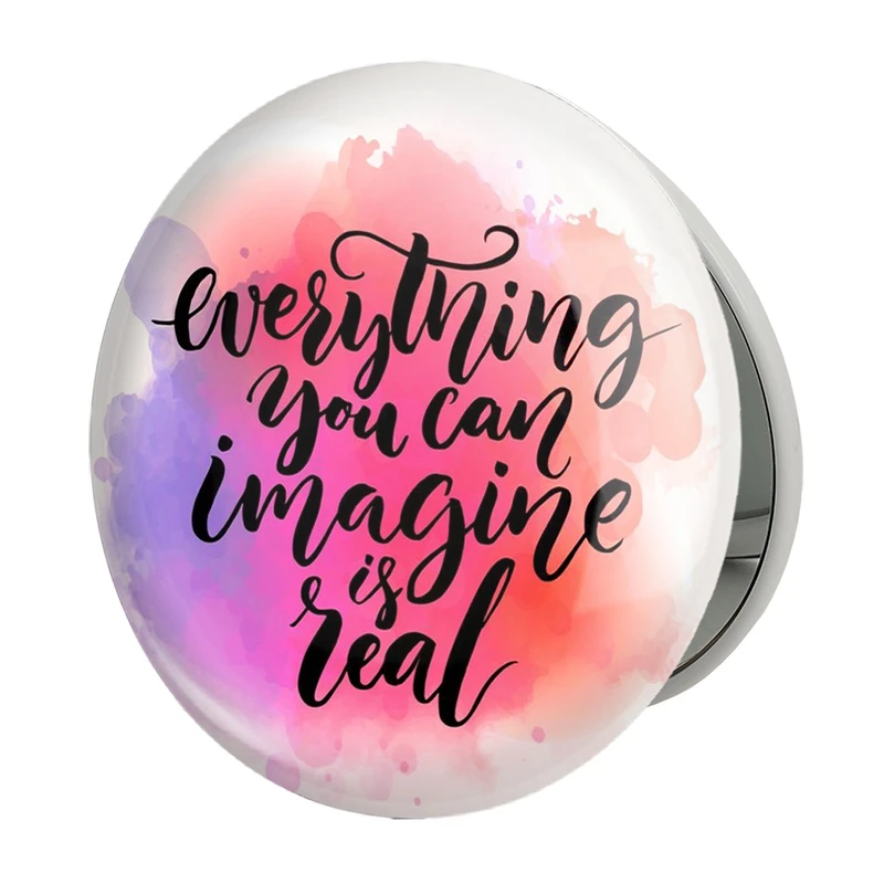 آینه جیبی خندالو طرح جملات انگیزشی مدل تاشو کد 24825 