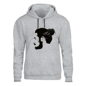 هودی مردانه مدل مرد کد Z17 رنگ طوسی