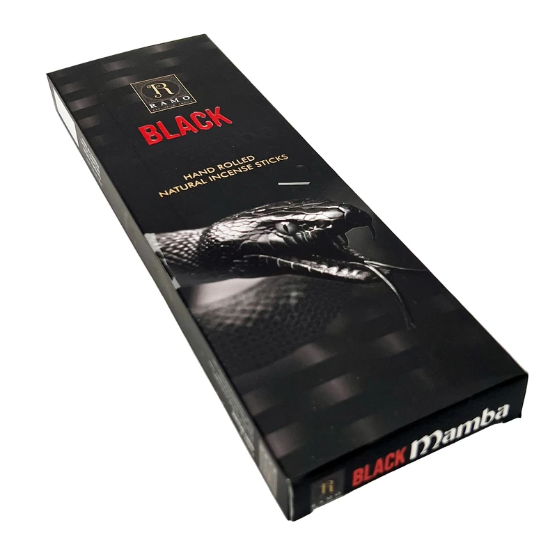 عود دست ساز رامو مدل ۱۱ رایحه Black Mamba بسته ۲۰ عددی