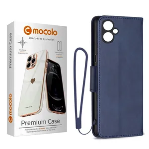  Mocolo Flip cover LNZ Strap Cover for Xiaomi Redmi Note 13 Pro Plus