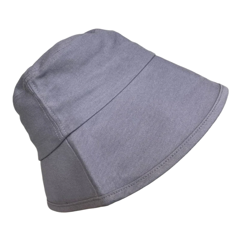 کلاه باکت زنانه مدل لبه بلند کتان کد 03