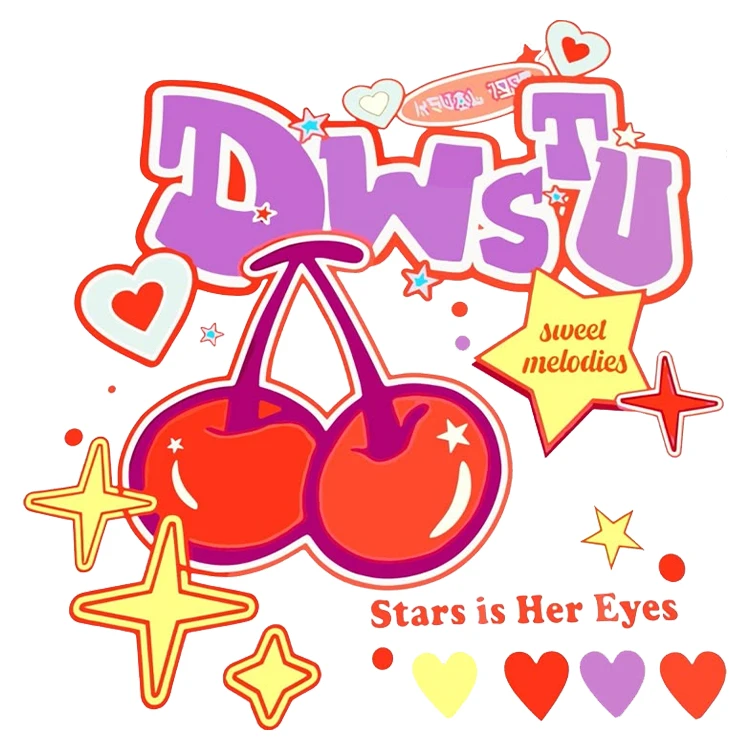 استیکر پارچه و لباس پاد آفرین مدل کارتونی کد S1101