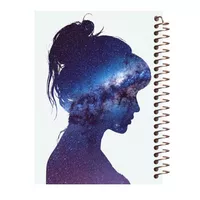 دفترچه یادداشت 60 برگ طرح کهکشان کد N147
