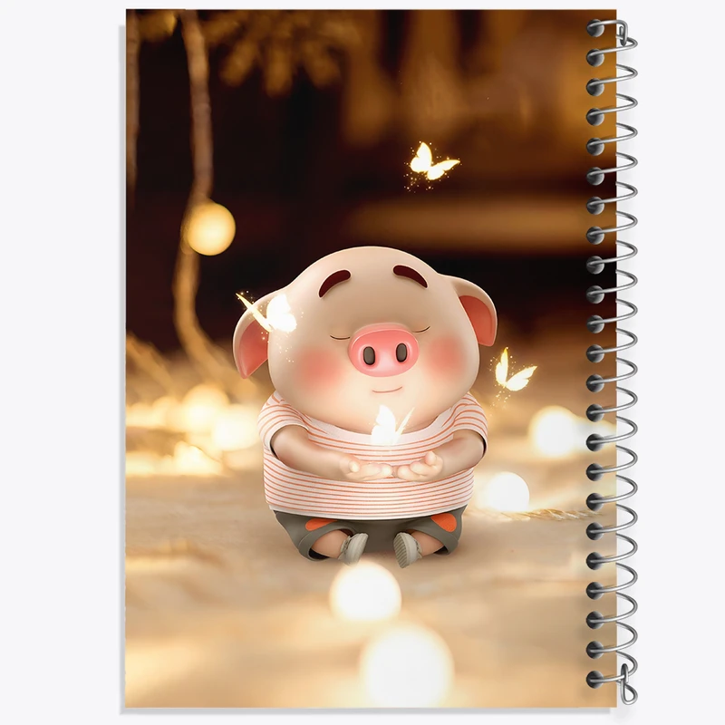 دفتر لیست خرید 50 برگ خندالو طرح خوک بامزه کد F5782