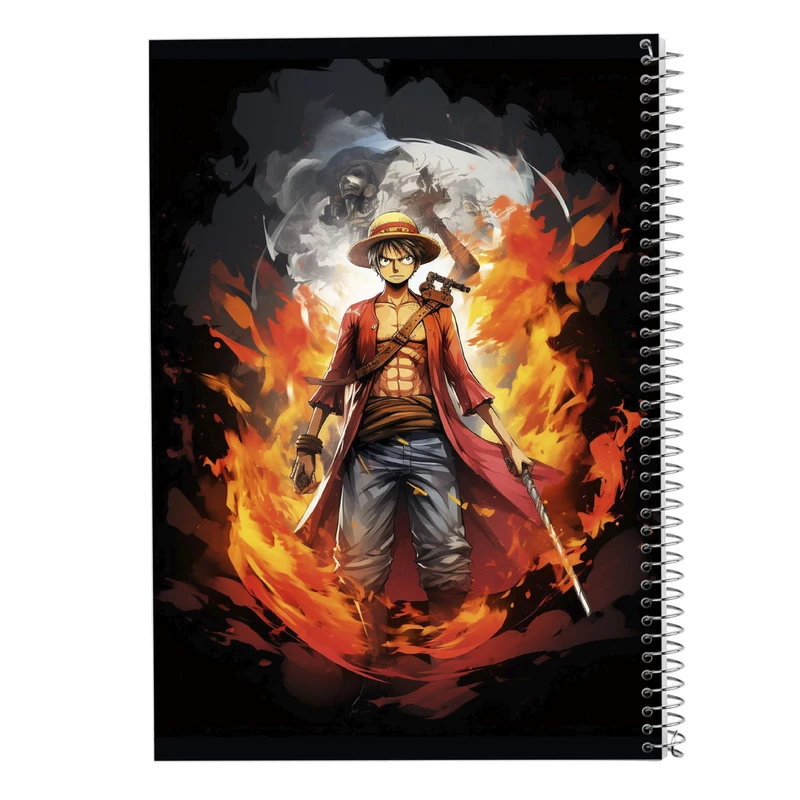 دفتر شطرنجی 50 برگ مدوپد مدل وان پیس One Piece کد DF11777